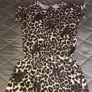 Cheetah Print Romper